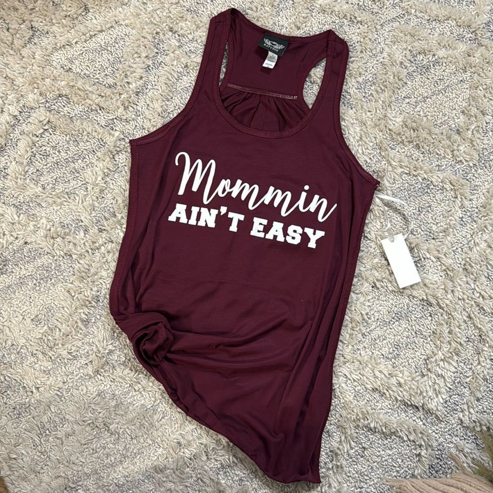Katydid Mommin’ Ain’t Easy Tank Top Size M NEW